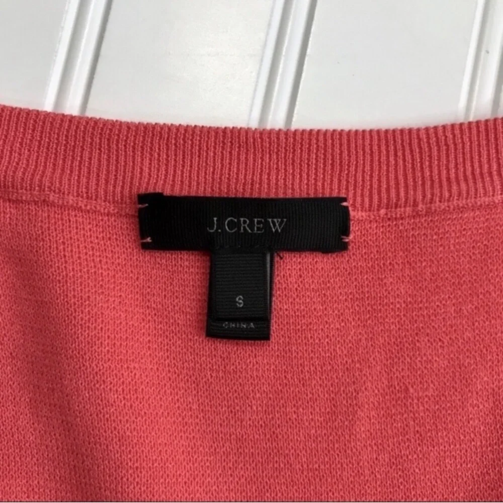 •J. Crew• peach bell sleeve knit top